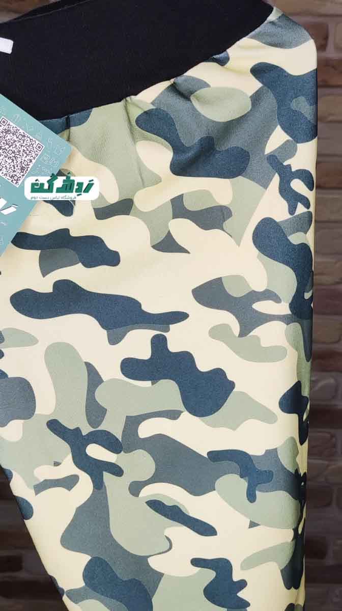 تاپ و شلوار ارتشی زنانه دست دوم — تصویر ۴