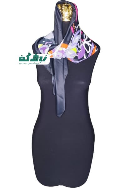 روسری طرحدار رنگی زنانه دست دوم