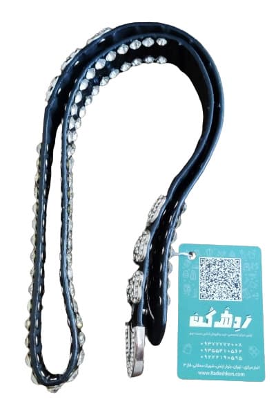 کمربند نگین دار زنانه دست دوم