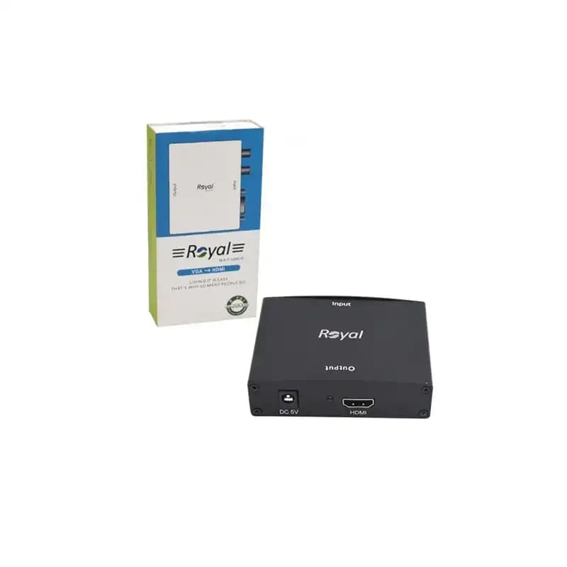 تبدیل VGA TO HDMI (METAL) ROYAL