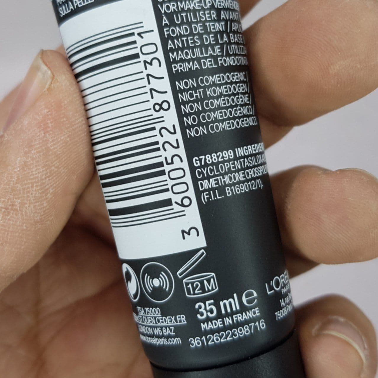 پرایمر صورت ریشورفیسینگ لورآل‌پاریسLOREAL مدل ایننفیلیبل infallible حجم 35 میلی لیتر — تصویر ۳