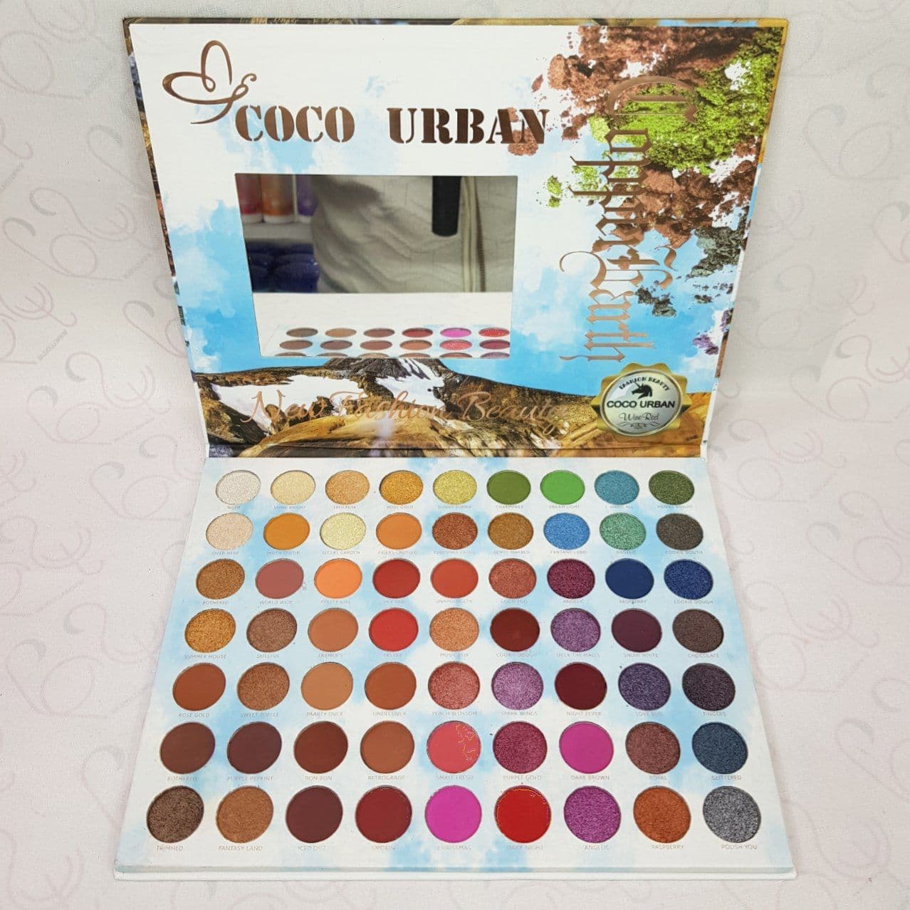 پالت سایه چشم کوکو یوربان COCO URBAN فشن بیوتی مدل واتر لایت waterlight سایز خیلی بزرگ