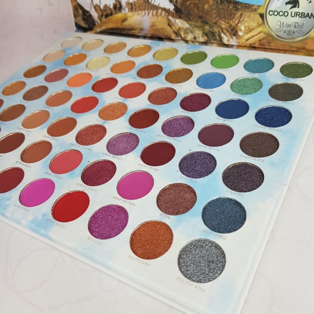 پالت سایه چشم کوکو یوربان COCO URBAN فشن بیوتی مدل واتر لایت waterlight سایز خیلی بزرگ — تصویر ۵