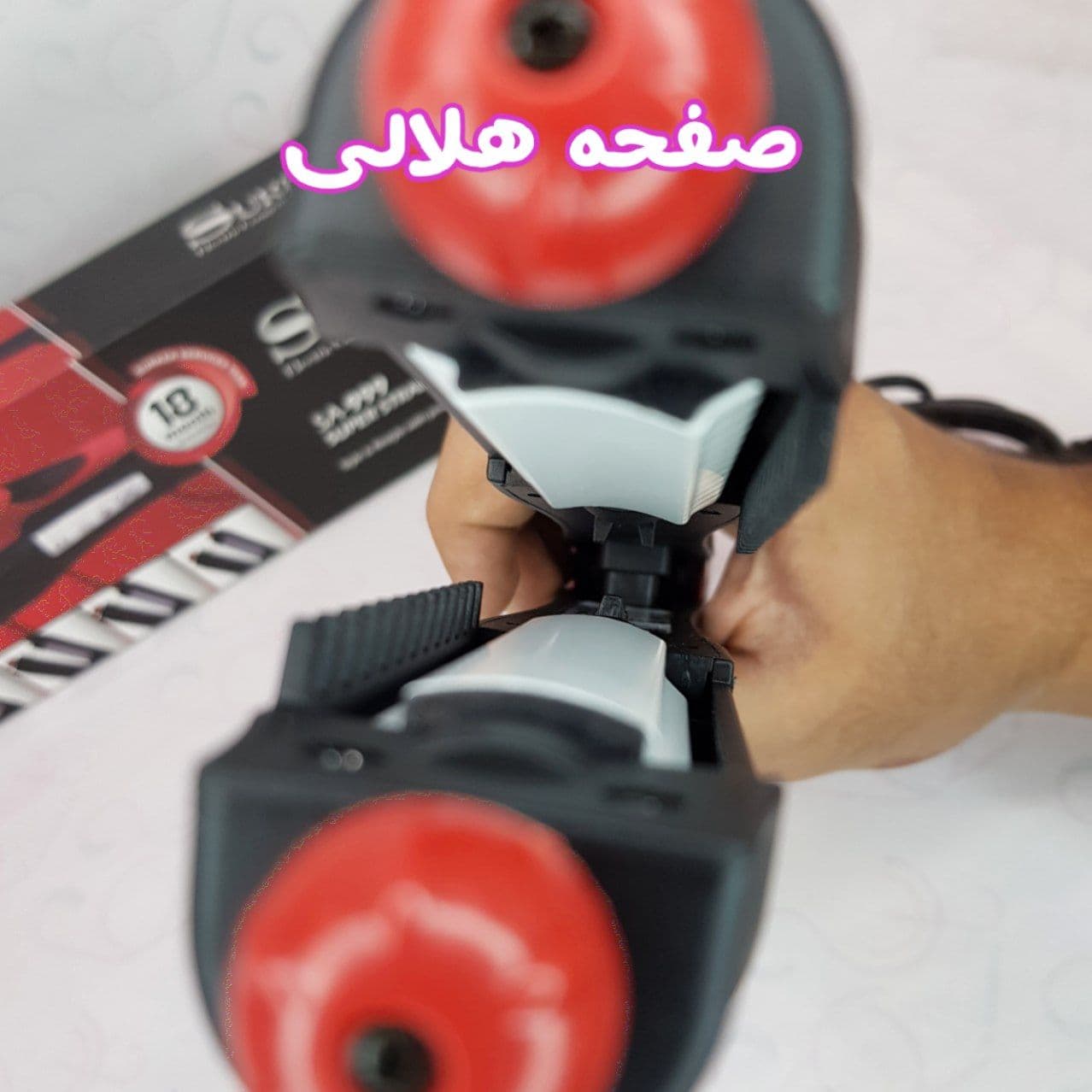 حالت دهنده مو چهار کاره سورکر SURKER مدل SA-999 اتو، هلالی، ویو درشت و ریز 4in1 — تصویر ۶