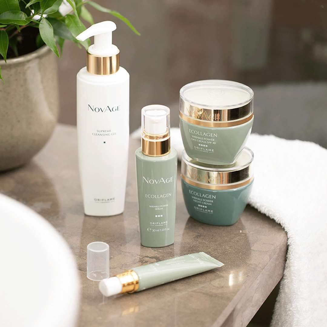 ست نویج novage (ضدپیری) اوریفلیم oriflame مدل اکلاژن +30 سال مجموعه 5 عددی — تصویر ۸