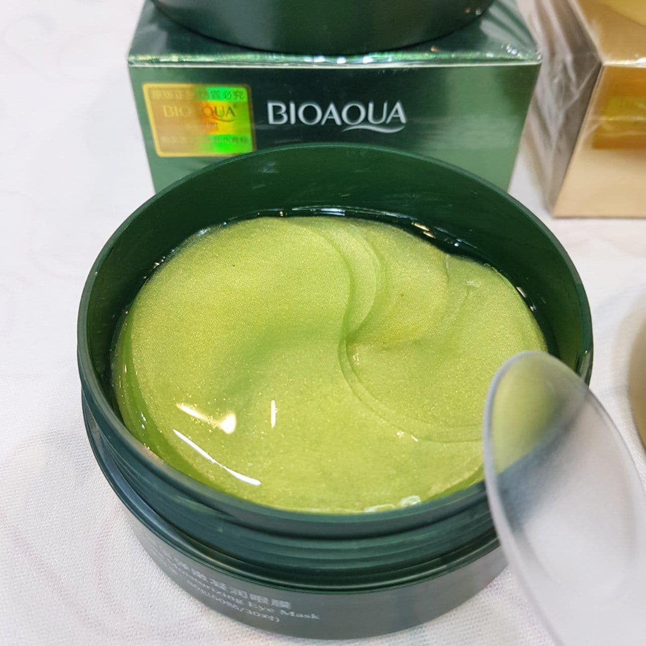 پچ زیر چشم بیوآکوا BIOAQUA مدل آی ماسک هیدراتینگ جلبک و طلا — تصویر ۳