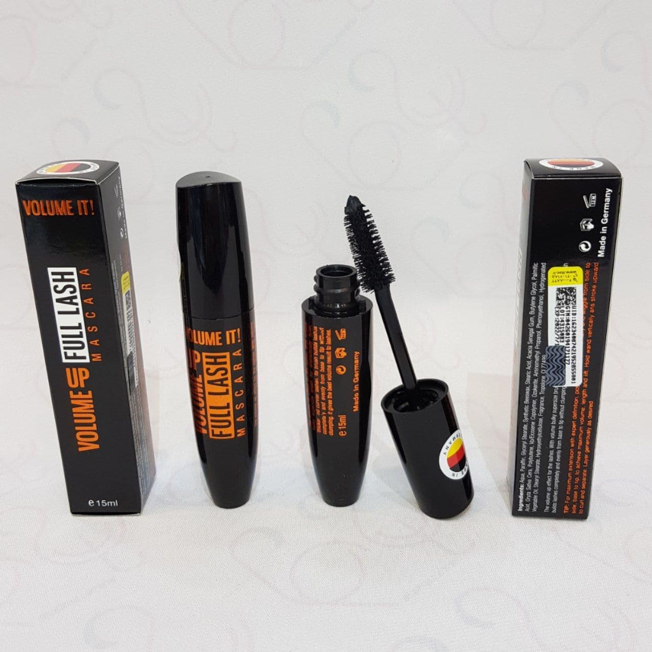 ریمل چشم بل‌مشکی‌نارنجیBELL مدل فول لش ماسکارا full lash mascara — تصویر ۲