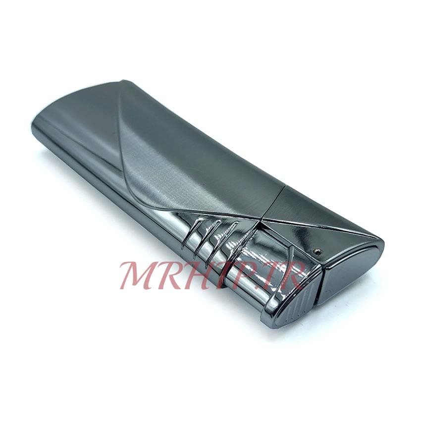 فندک گازی اتمی مدل لایتر نقره ای کدa120280 — تصویر ۴