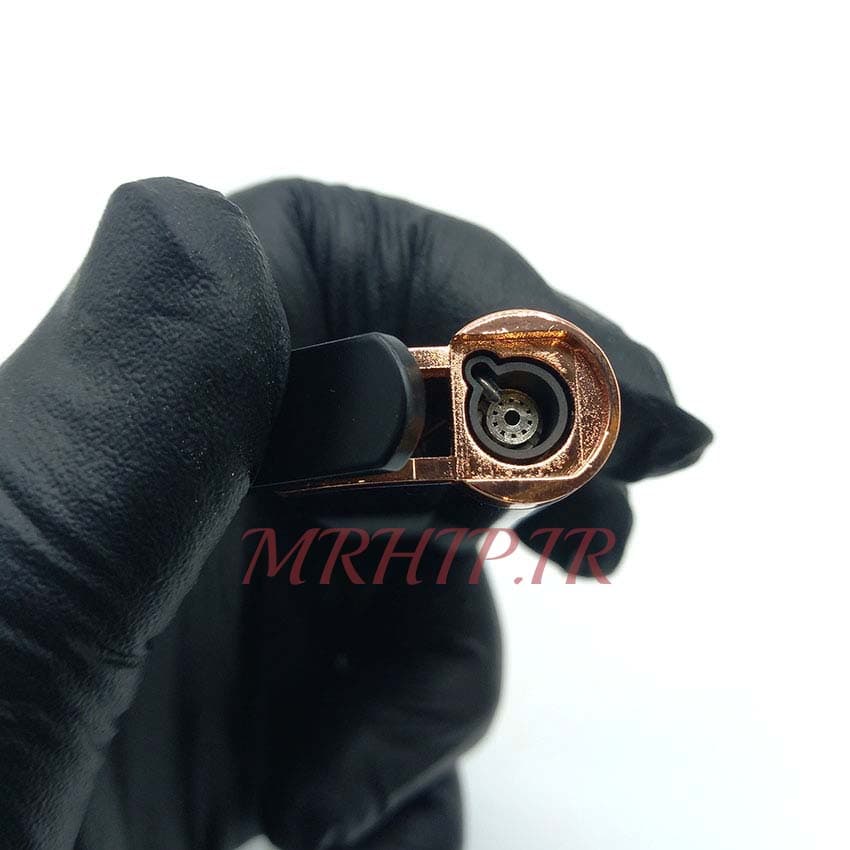 فندک گازی اتمی دو رنگ مشکی طوسی کد a120274 — تصویر ۵