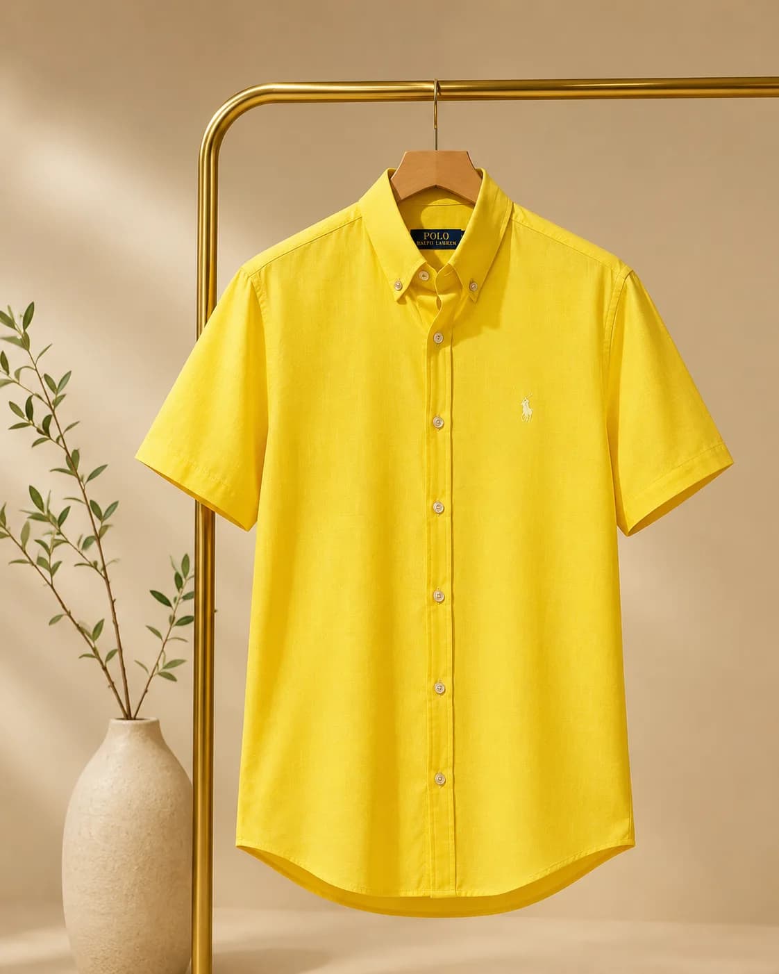 پیراهن 040202 POLO زرد
