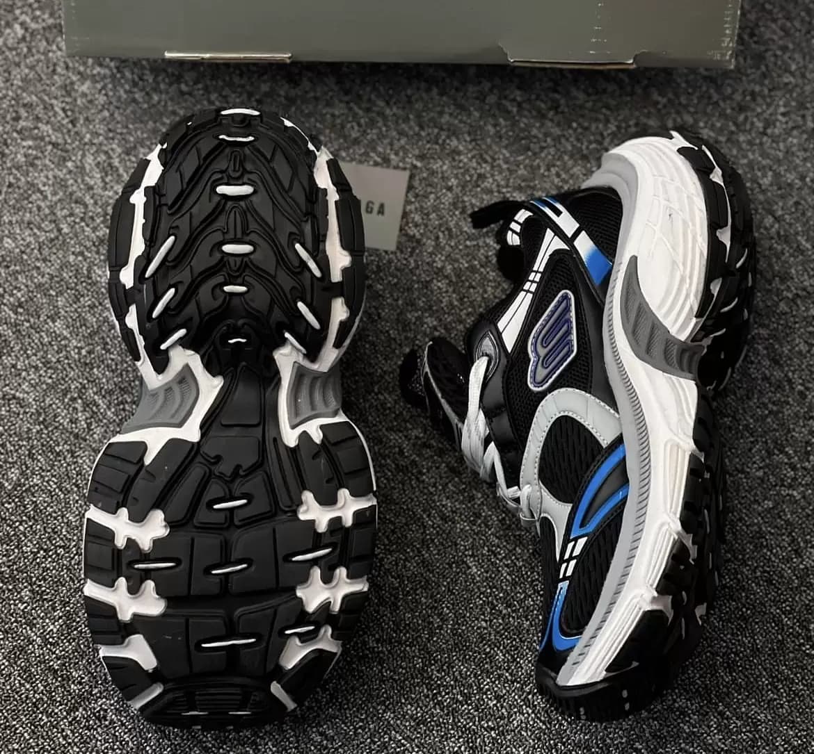 کتونی مردانه بالانسیگا BALENCIAGA 10XL مشکی آبی — تصویر ۲