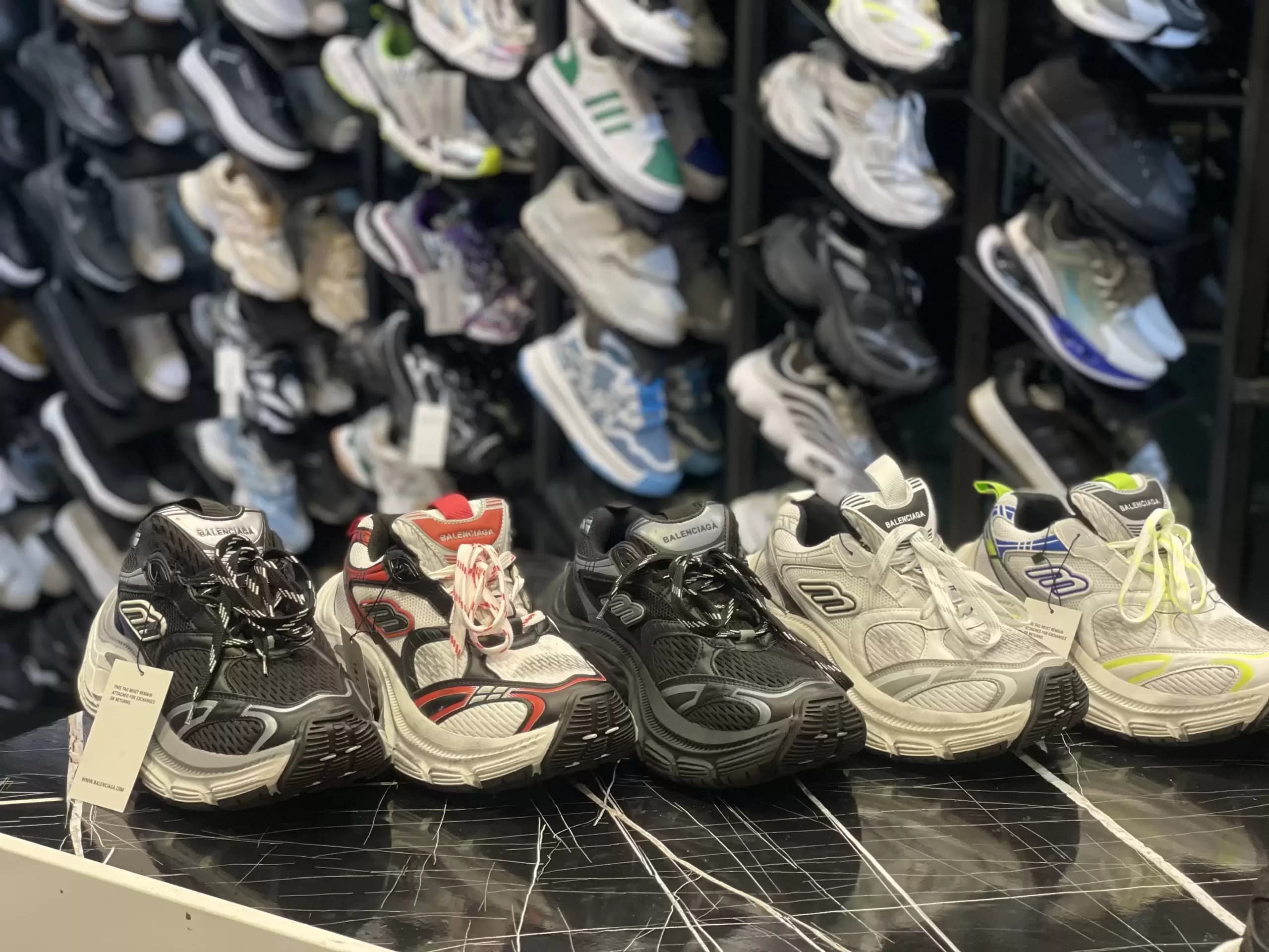کتونی مردانه بالانسیگا BALENCIAGA 10XL سفید فسفری — تصویر ۷