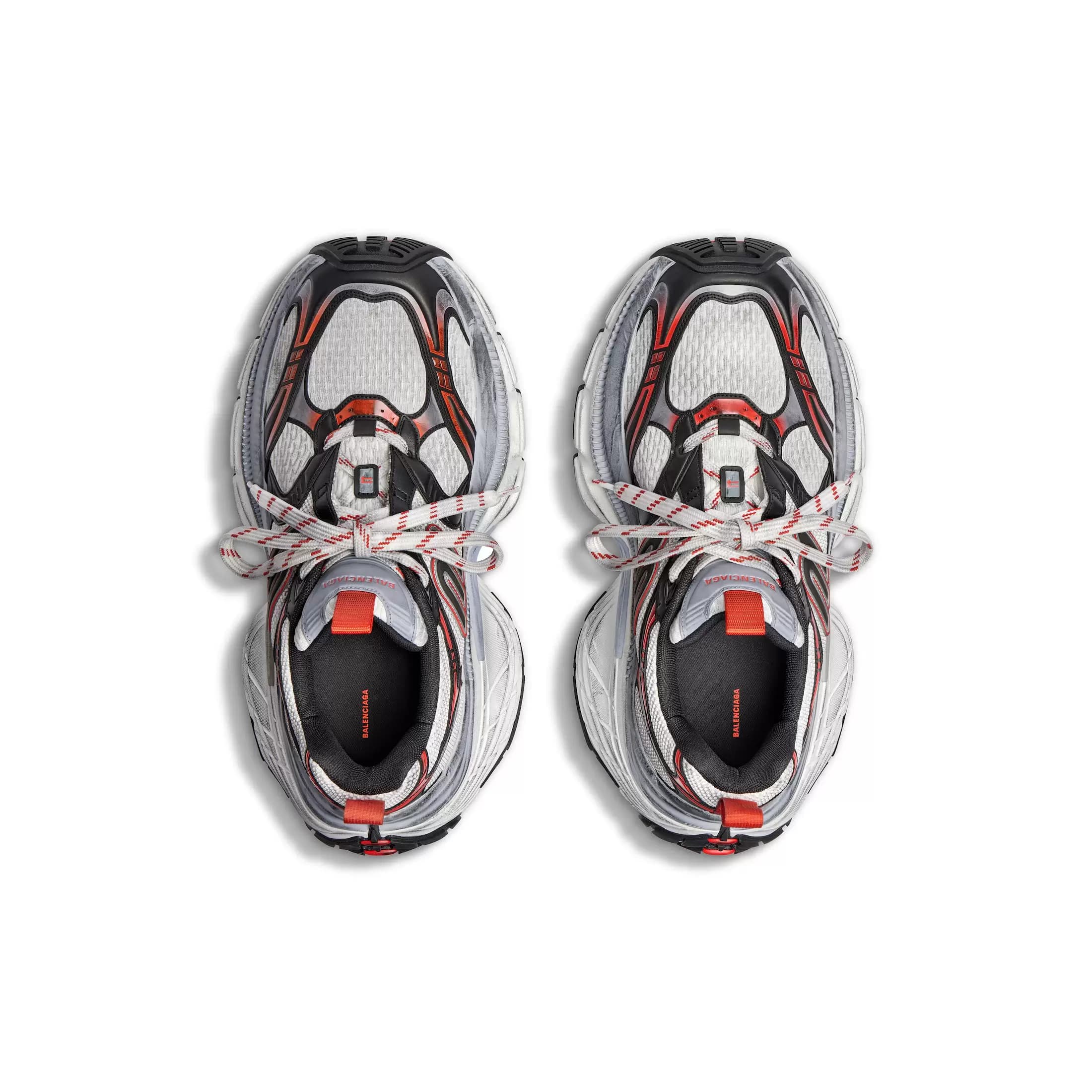کتونی مردانه بالانسیگا BALENCIAGA 10XLقرمز سفید — تصویر ۲