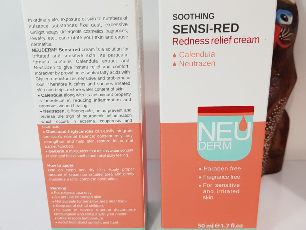 کرم ضد قرمزی پوست نئودرم NEUDERM مدل Soothing Sensi-Red حجم 50 میلی لیتر — تصویر ۳