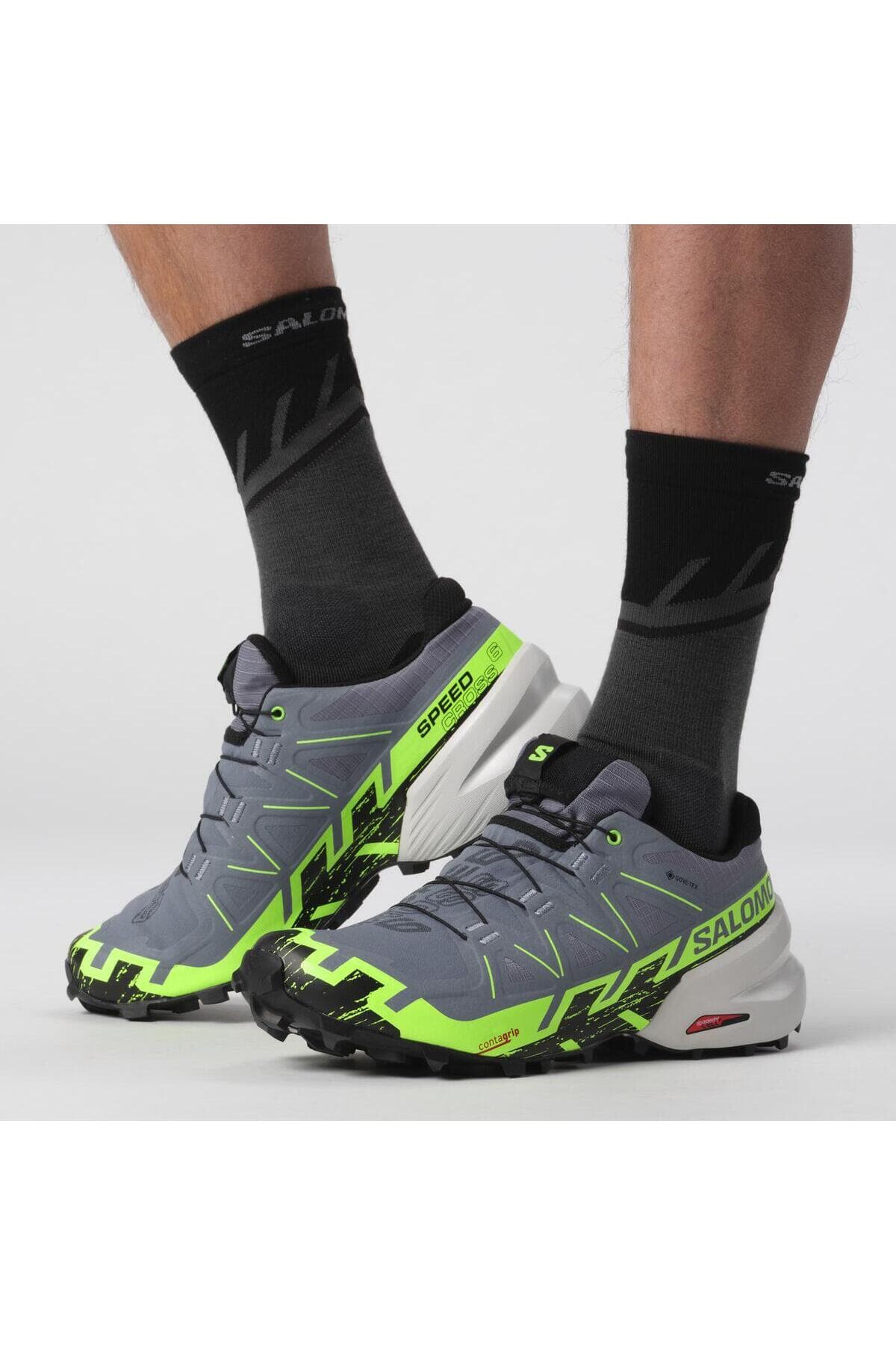 کفش بیرونی سالومون مردانه پارچه مشکی اسپرت راسته Regular/رگولار اسپرت | Salomon L47301900FGB CN — تصویر ۵
