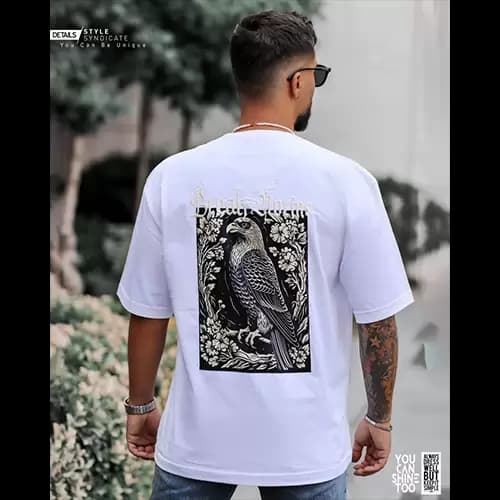 تیشرت مردانه نخ پنبه گلدوزی — تصویر ۷