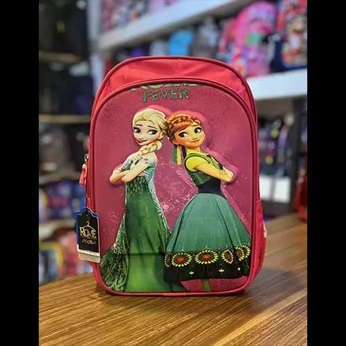 کوله مدرسه طرح دار دو زیپ — تصویر ۵