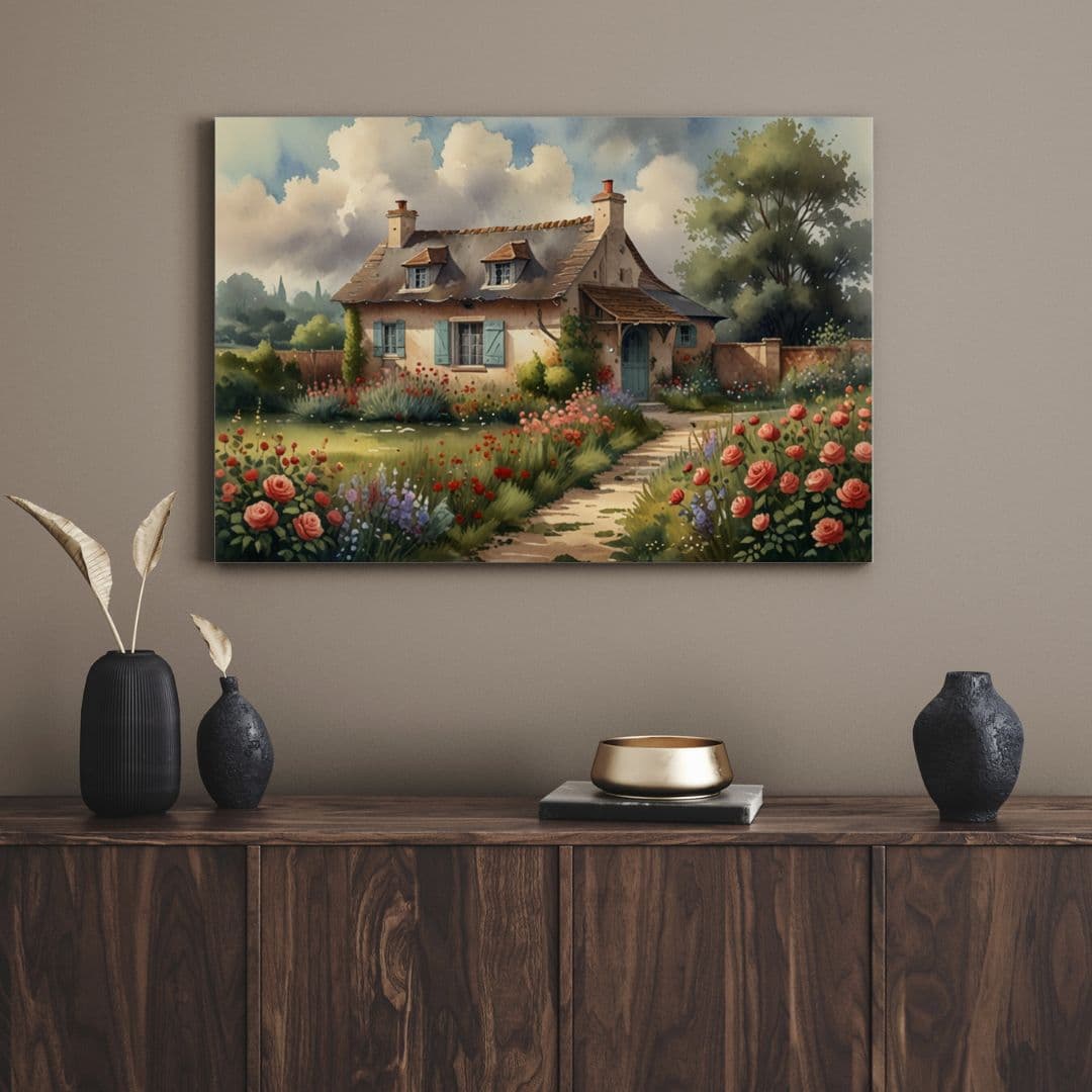 تابلو خانه زیبا beautiful house