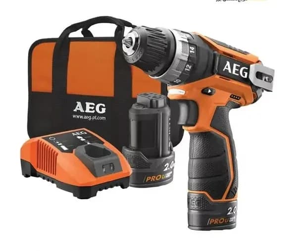 دریل شارژی AEG لیتیوم 12 ولت مدل BS 12C2 LI-202B
