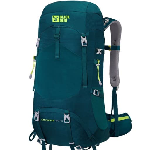 کوله پشتی کوهنوردی 60+5 لیتری بلک دیر Black Deer Advance مدل 8984 — تصویر ۲