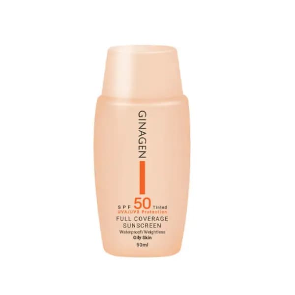 کرم ضد آفتاب SPF 50 ژیناژن مخصوص پوست چرب و مختلط رنگی 01 02 03 — تصویر ۲