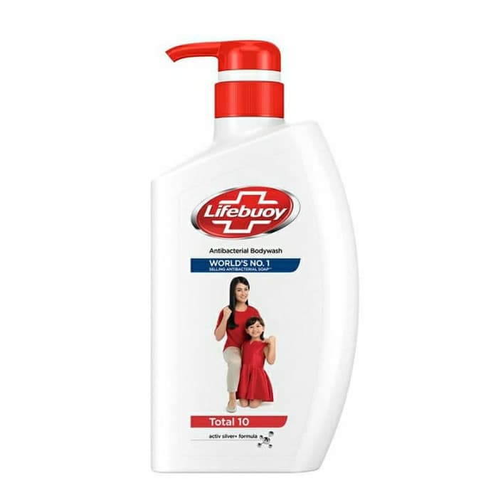 شامپو بدن آنتی باکتریال Lifebuoy مدل توتال10، 500 میل