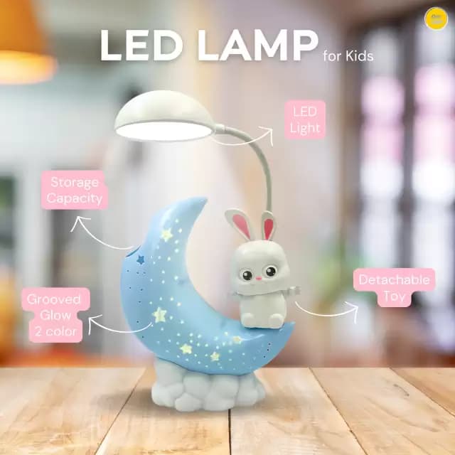 چراغ مطالعه طرح خرگوش و ماه — تصویر ۷