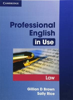کتاب انگليسی Professional English in Use Law