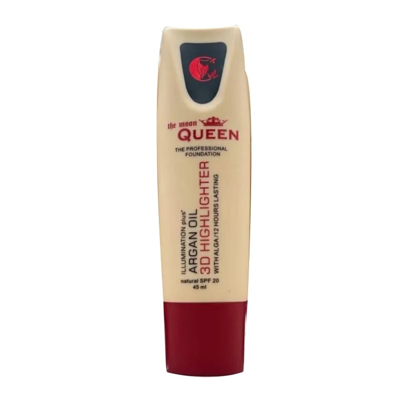 کرم پودر تیوپی کوین QUEEN شماره 1 رنگ روشن