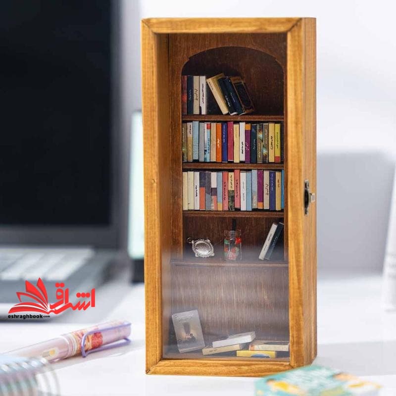 کتابخانه مینیاتوری ضد استرس نشانک سایز کوچک — تصویر ۲