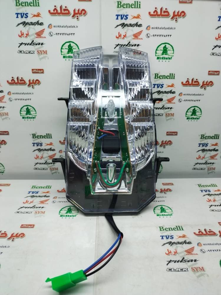 چراغ خطر عقب کامل پالس 180 200 220 و طرح پالس شرکتی