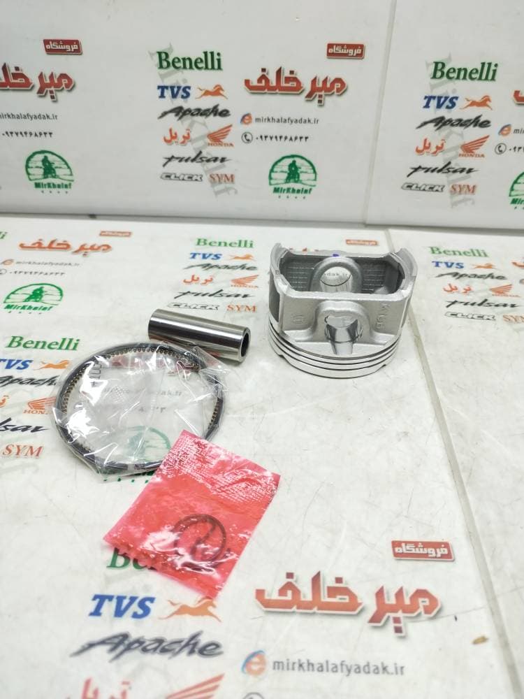 رینگ و پیستون (پستان) موتور پالس ns 160 ان اس هندی (شماره 0/75) — تصویر ۲