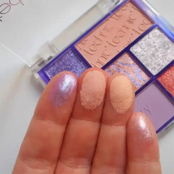 پالت سایه چشم 7 رنگ بلوبری پای تکنیک مات و شاین Technic Blueberry Pie Eyeshadow Palette — تصویر ۲