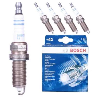 شمع موتور پژو 206 تیپ 5 پایه بلند نیکلی بوش کد FR8SC+42