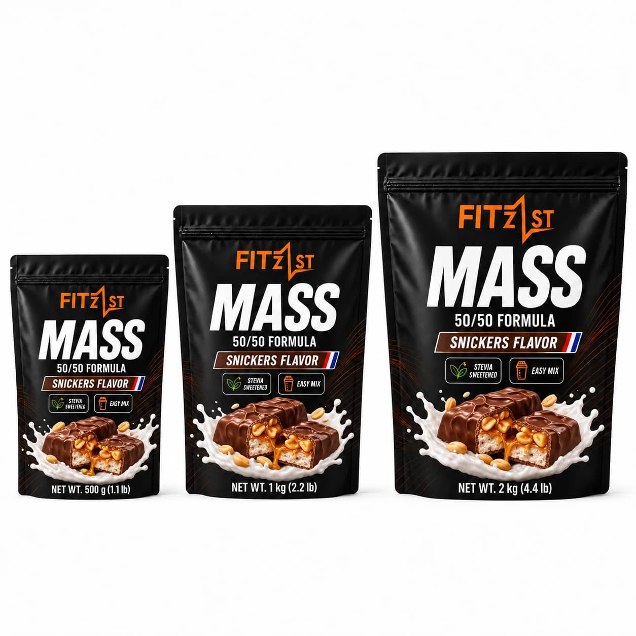 مس 50/50 اسنیکرز 500 گرم (MASS) — تصویر ۷