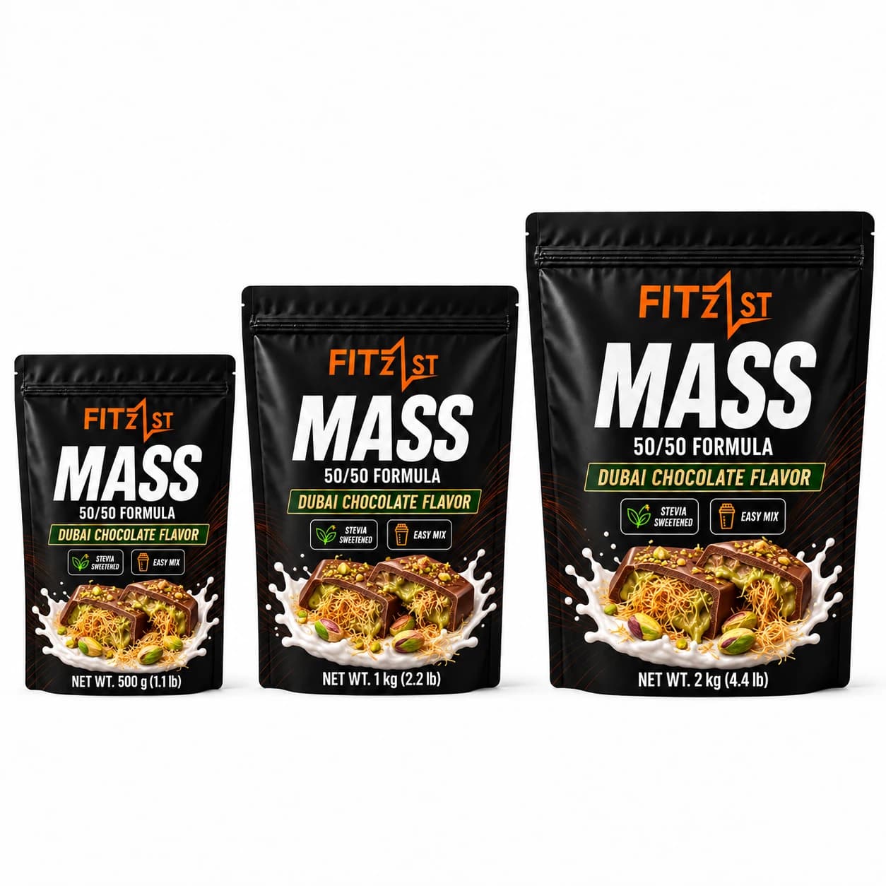 مس 50/50 دبی چاکلت 1000 گرم (MASS) — تصویر ۸