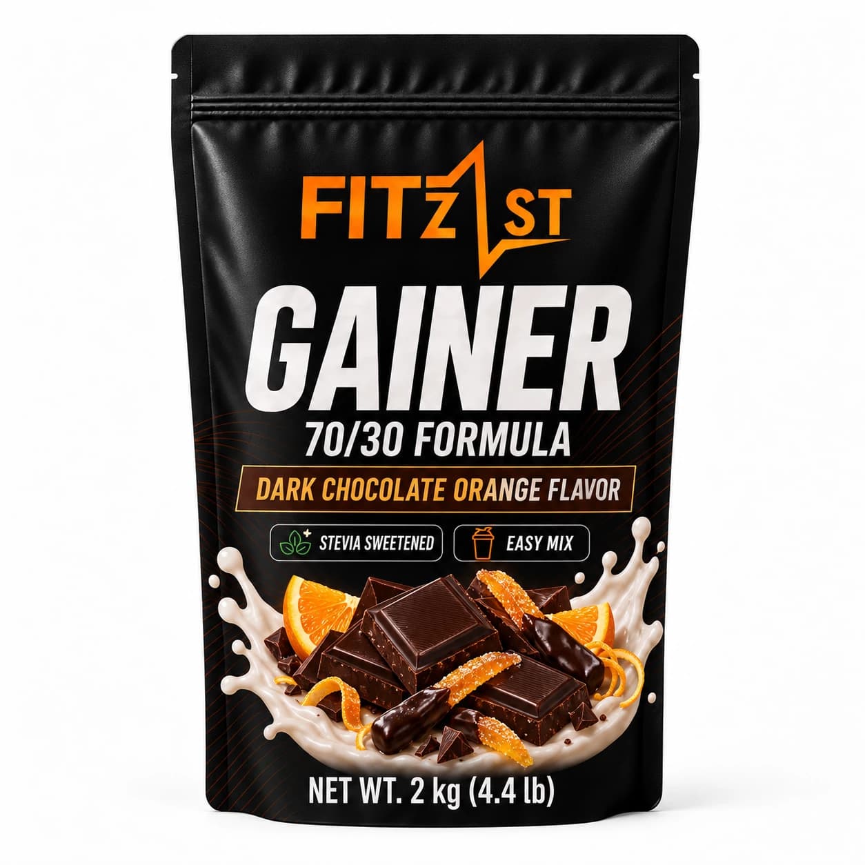 گینر 30/70 شکلات تلخ پرتقال 500 گرم (GAINER) — تصویر ۸