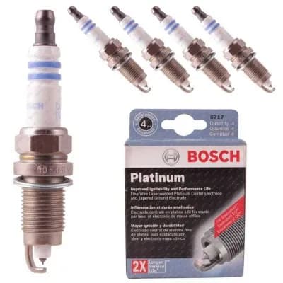 شمع موتور تیبا پایه کوتاه سوزنی پلاتینیوم بوش کد FR8VPP30U-6717