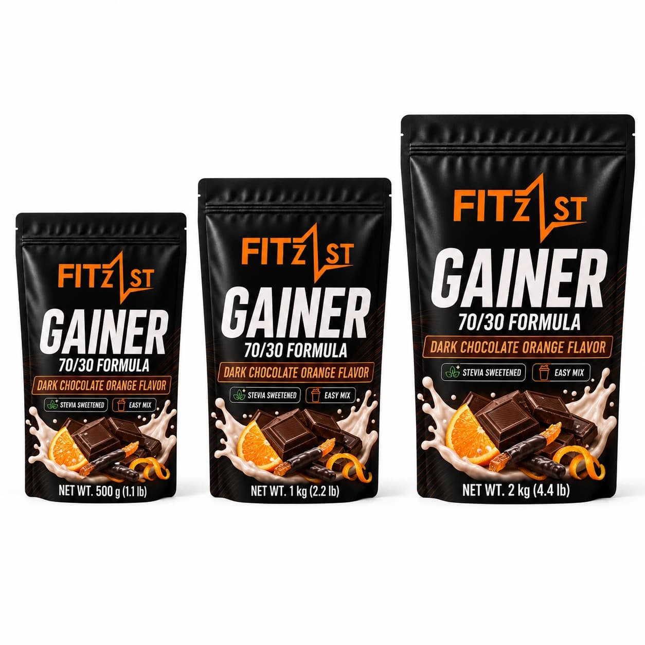 گینر 30/70 شکلات تلخ پرتقال 2000 گرم (GAINER) — تصویر ۷