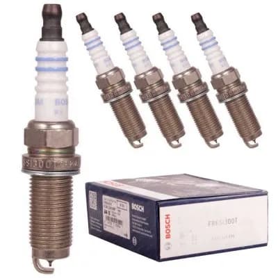 شمع موتور پژو 206 صندوق دار پایه بلند سوزنی ایریدیوم لیزری بوش کد FR6SI300T