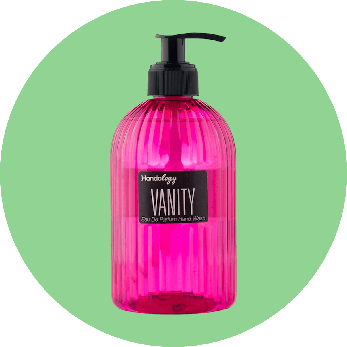 مایع دستشویی هندولوژی مدل ونیتی VANITY حجم 470 میل/Handology toilet liquid, Vanity model