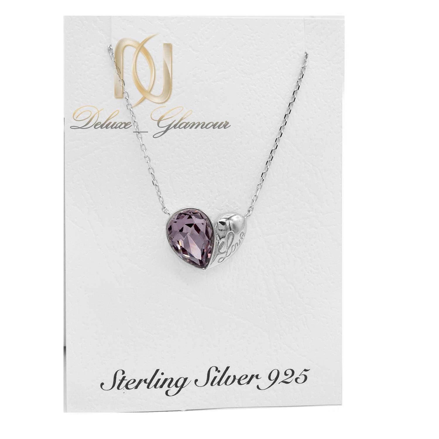 گردنبند swarovski نقره زنانه طرح قلب nw-n753