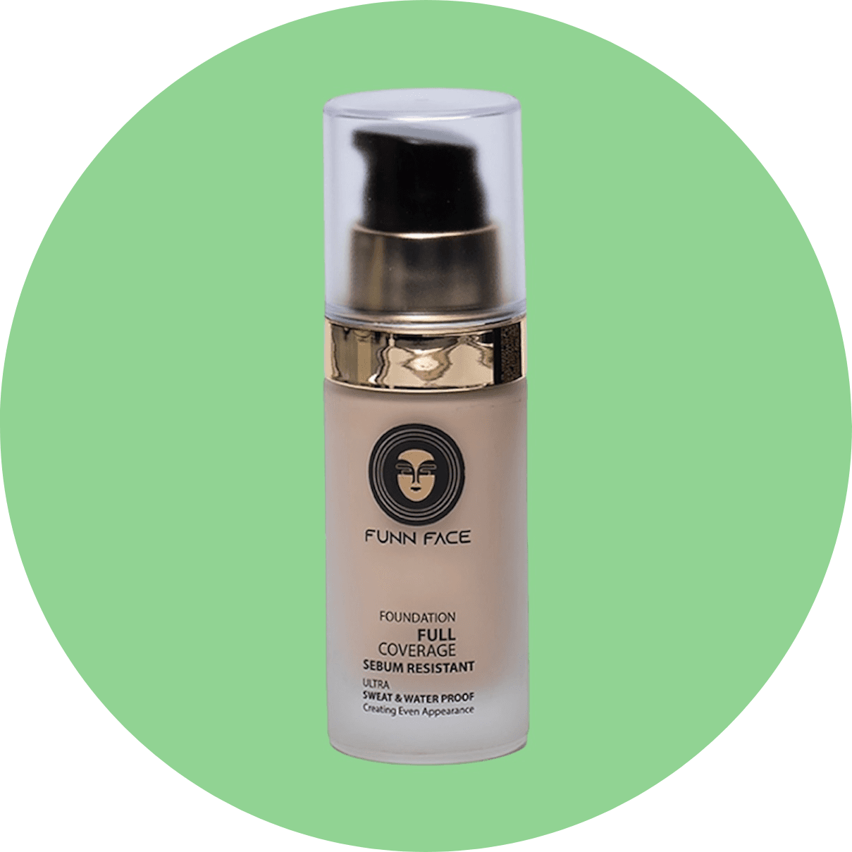 کرم پودر فول کاور فان فیس مدل B108 حجم 30 میل/Funn Face Full Cover Foundation