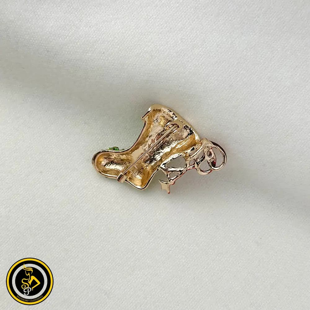 گل سینه طرح جوراب کريسمس — تصویر ۲
