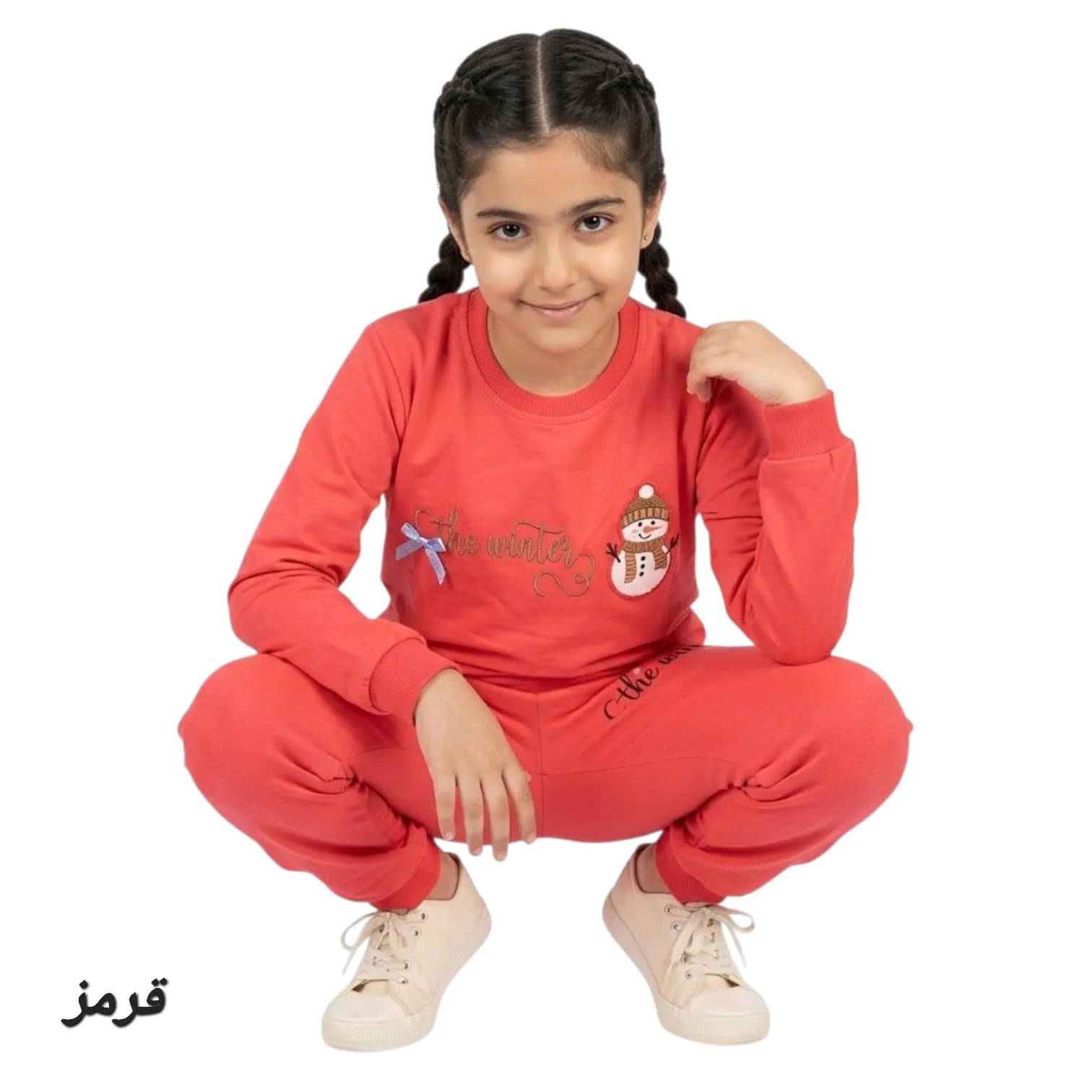 بلوز شلوار دخترانه آدم‌برفی — تصویر ۴