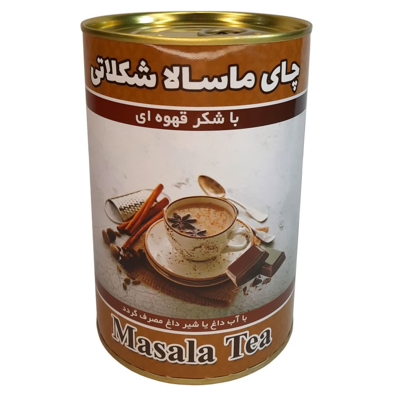 چای ماسالا شکلاتی ریان( بدون شیر خشک با شکر قهوه ای 300 گرم )