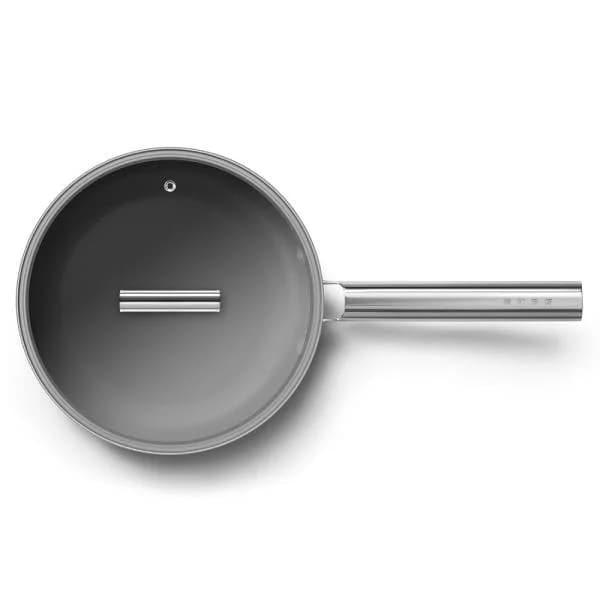 ماهیتابه اسمگ رنگ مشکی مدل CKFF2801 سایز 28 سانتی متر — تصویر ۶