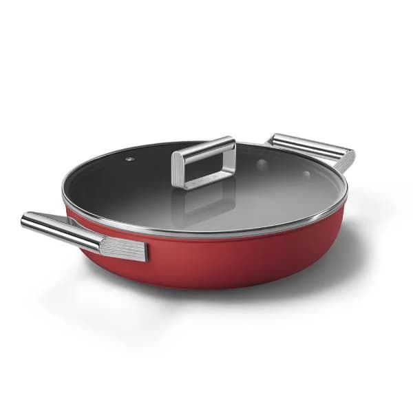 ماهیتابه اسمگ رنگ مشکی مدل CKFD2811 سایز 28 سانتی متر — تصویر ۵
