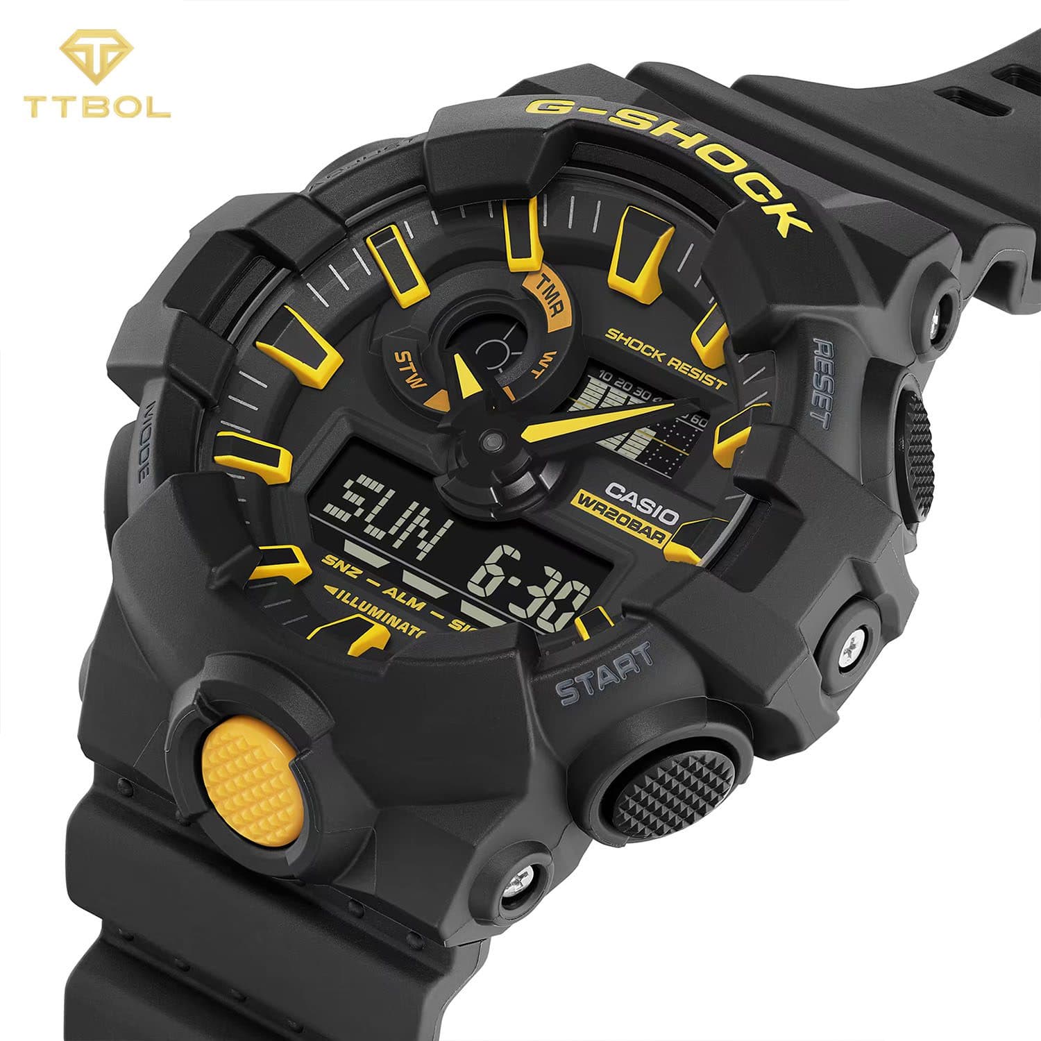 ساعت مچی مردانه کاسیو جی شاک Casio G-SHOCK مدل GA-700CY-1A — تصویر ۹