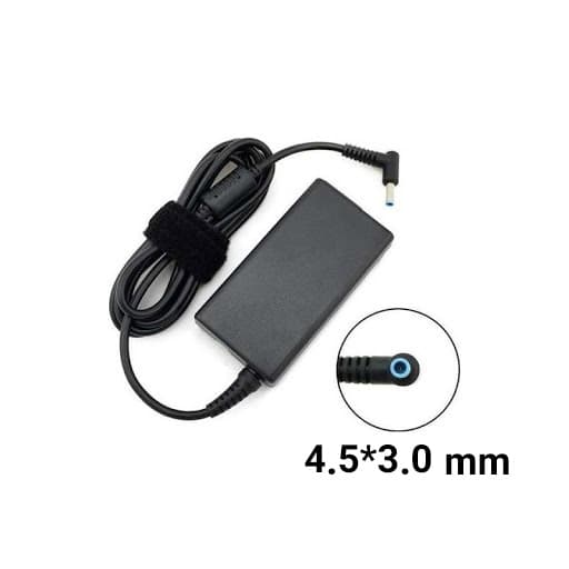 شارژر برای لپتاپ اچ پی 19.5V 4.62A سوکت ریز آبی 3.0*4.5 میلیمتر